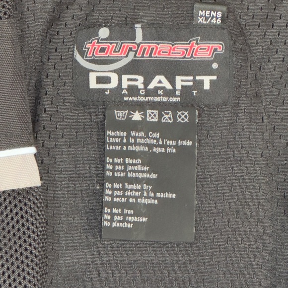 ⭐️ TOURMASTER DRAFT MOTORCYCLE JACKET - MEN'S XL/46 ⭐️ - Picture 2 of 3